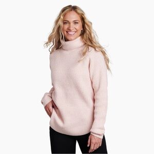 Women's KUHL SIENNA Pink Turtleneck Sweater size small